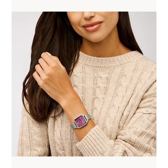 NWT Fossil BQ3982 Colleen Three-Hand Stainless Steel Watch - Picture 4 of 4